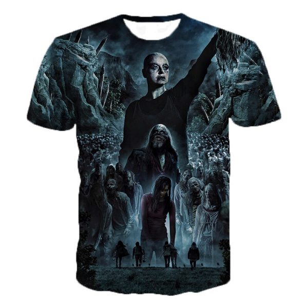 2021 Horror TV Drama The Walking Dead 3D Printed T Shirt Men Women Fashion Casual T-shirt Hip Hop Streetwear Oversized Tee Tops - Image 5