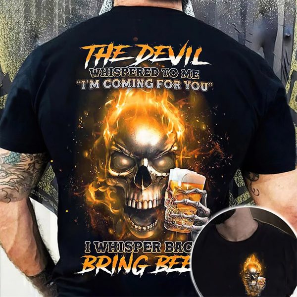 2022 3d Vintage Men Clothing Street Retro Men's T-shirt Hip Hop Casual Oversized T Shirt For Men Back Skull Cool Print T-shirts - Image 3