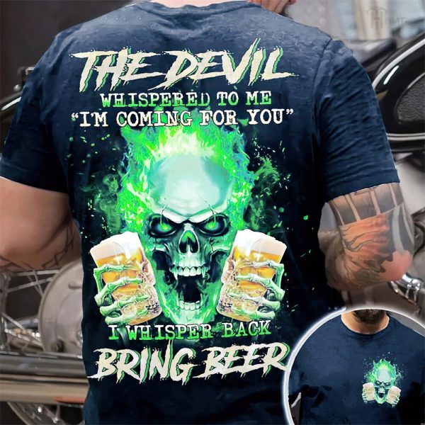 2022 3d Vintage Men Clothing Street Retro Men's T-shirt Hip Hop Casual Oversized T Shirt For Men Back Skull Cool Print T-shirts - Image 4
