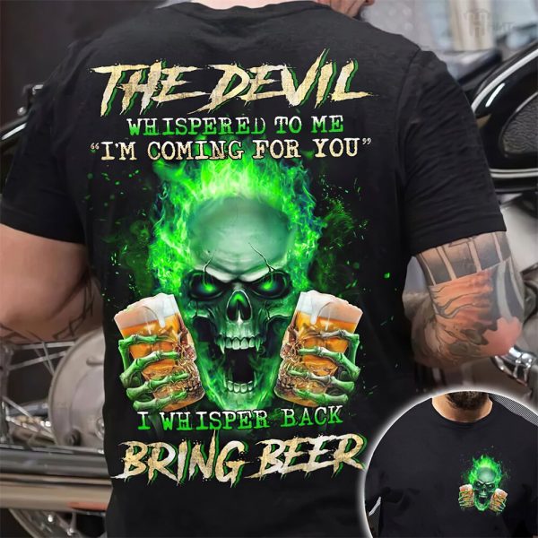 2022 3d Vintage Men Clothing Street Retro Men's T-shirt Hip Hop Casual Oversized T Shirt For Men Back Skull Cool Print T-shirts - Image 5