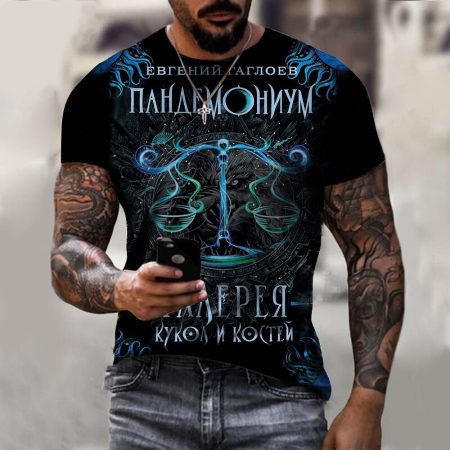 2022 Constellation Men's T-shirt Oversized T Shirt Hip Hop Shirt For Men Streetwear Men's Clothing 3d Print T-shirts O Neck Tee