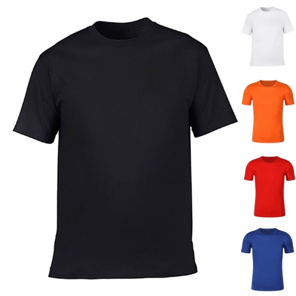 2022 Summer Cheap Men Women Sport Solid T-Shirts Quick-Drying Gym Running Short Sleeve Top Male Breathable Basic Simple T-Shirts