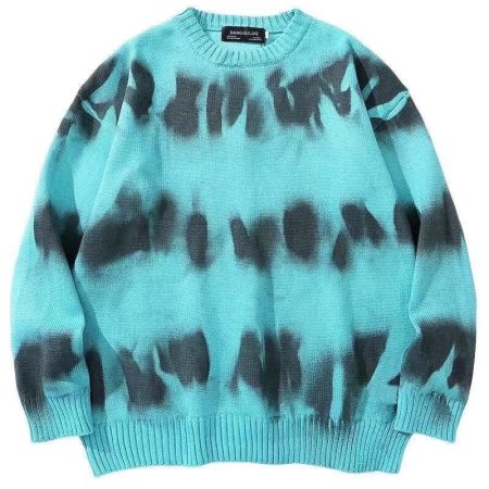 Autumn Hip Hop Harajuku Fashion Striped Sweater Vintage Clothes Pullovers Knitted Sweaters Loose Casual Knit Tops Streetwear