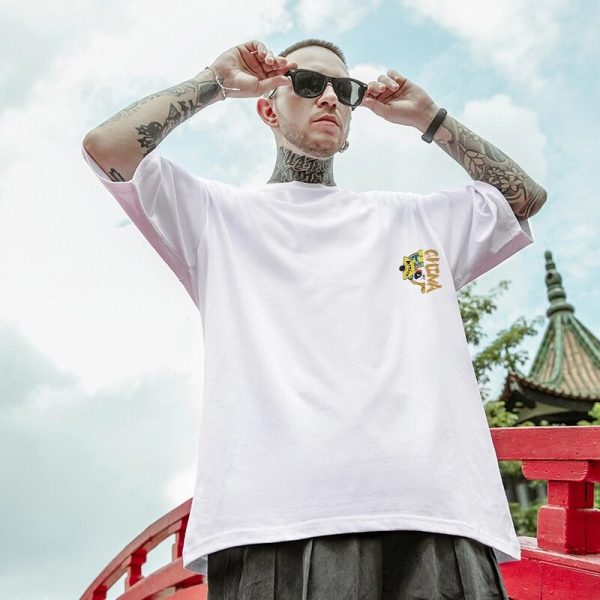 Drama Panda Graphic Printed Men T-Shirts 2023 Summer Y2K Streetwear Short Sleeve T-shirt Mens Casual Oversized Tee Shirt homme - Image 2
