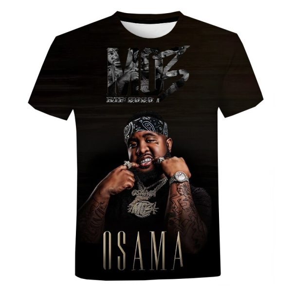 Hip-hop rapper T-shirt men 3D printing Mo3 T-shirt unisex fashion casual short-sleeved summer streetwear oversized T-shirt tops - Image 3
