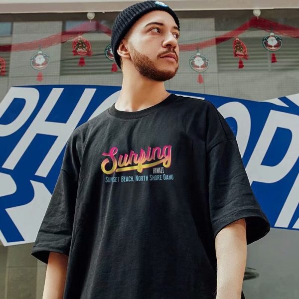 Men‘s Oversized Tshirts Funny Graphic Colorful Summer Casual Tops Couples Harajuku Fashion Tee Shirt Male Hip Hop y2k Clothes - Image 4