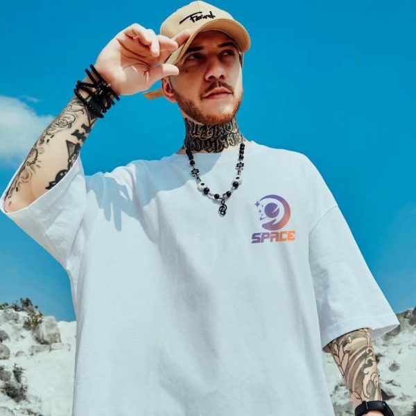 Summer Men's Astronaut Graphic T-shirts Space Hip Hop Oversized T-shirt Harajuku Short Sleeve Tops Casual Fashion y2k Clothing - Image 2