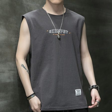Summer Men's Short-sleeved Tank Tops Gyms clothing Bodybuilding Fitness Sleeveless Vest Casual Tanktop basketball tanks T-shirts